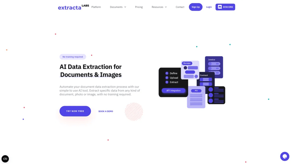 Extracta 官网截图