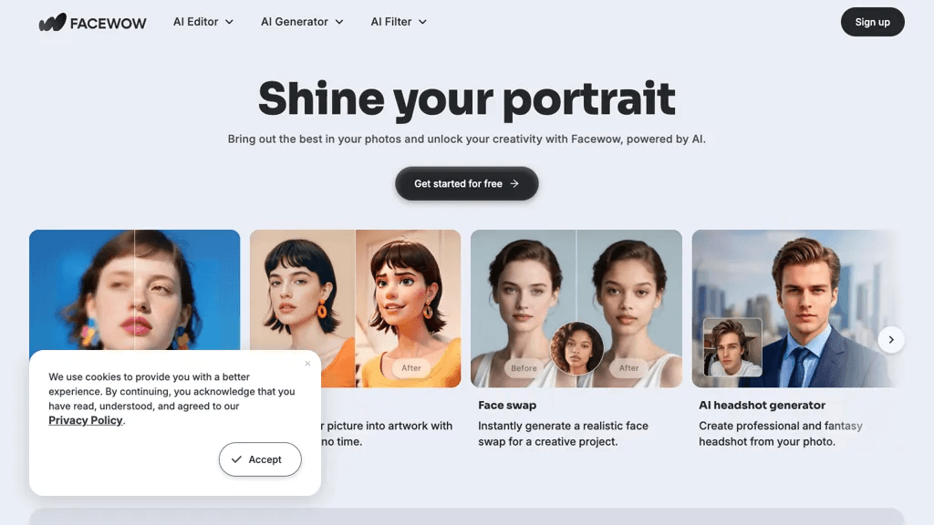 Facewow 工具截图