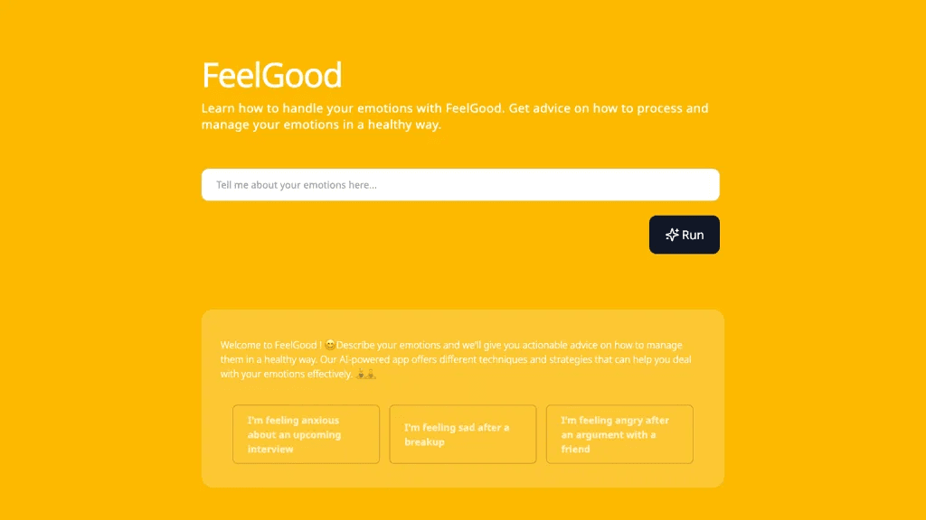 FeelGood 官网截图