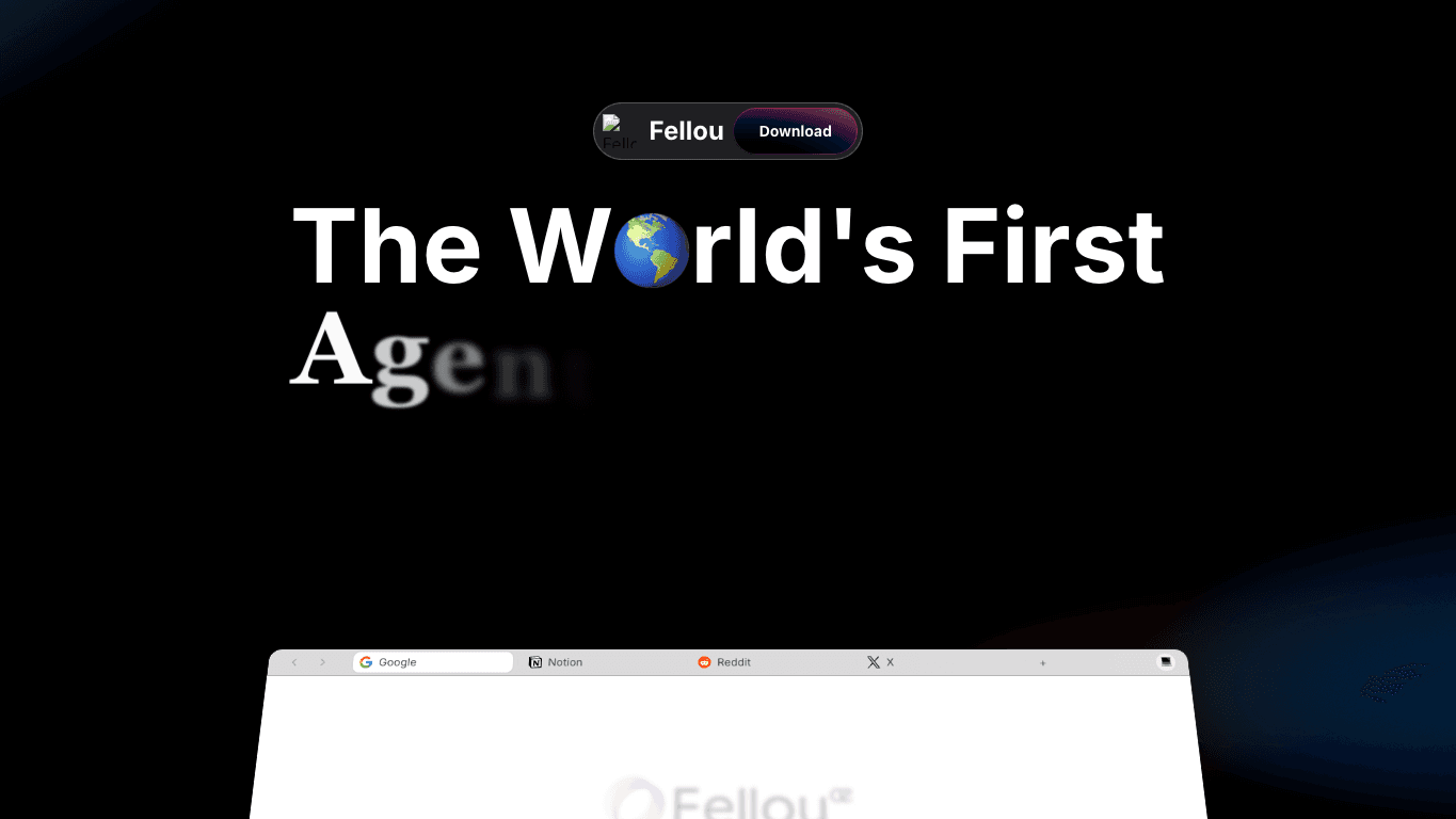 Fellou AI Browser 工具截图