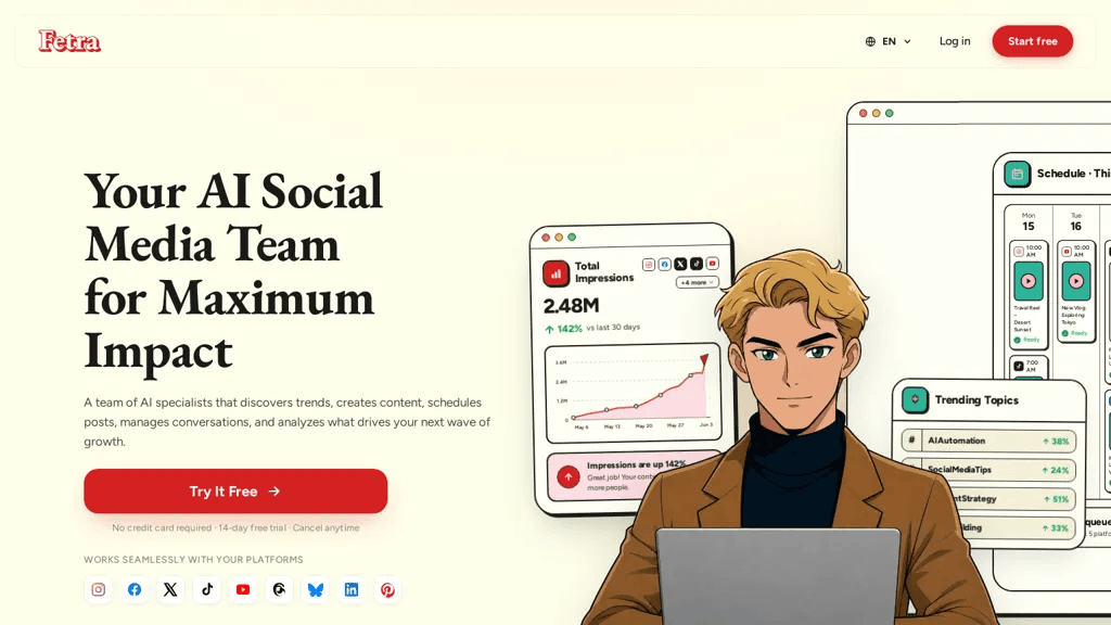 Fetra AI 工具截图