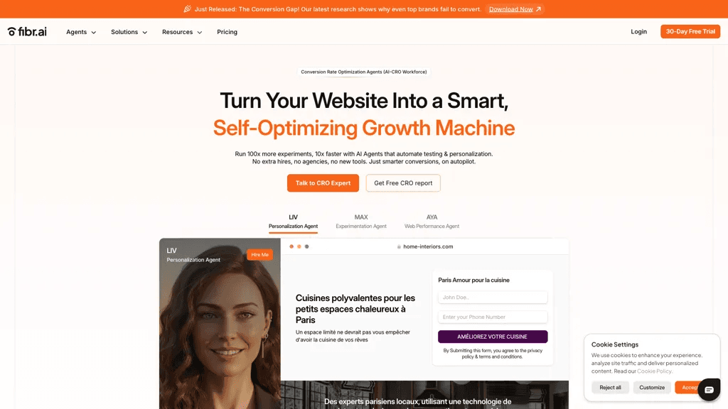 fibr.ai 工具截图