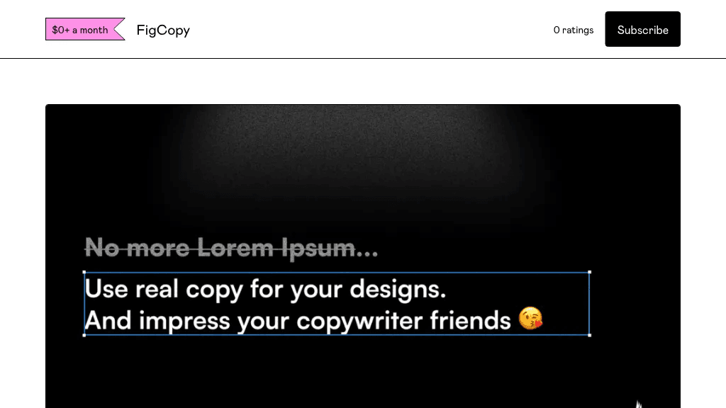 FigCopy 官网截图