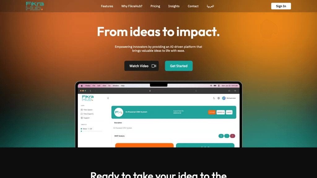 FikraHub 工具截图