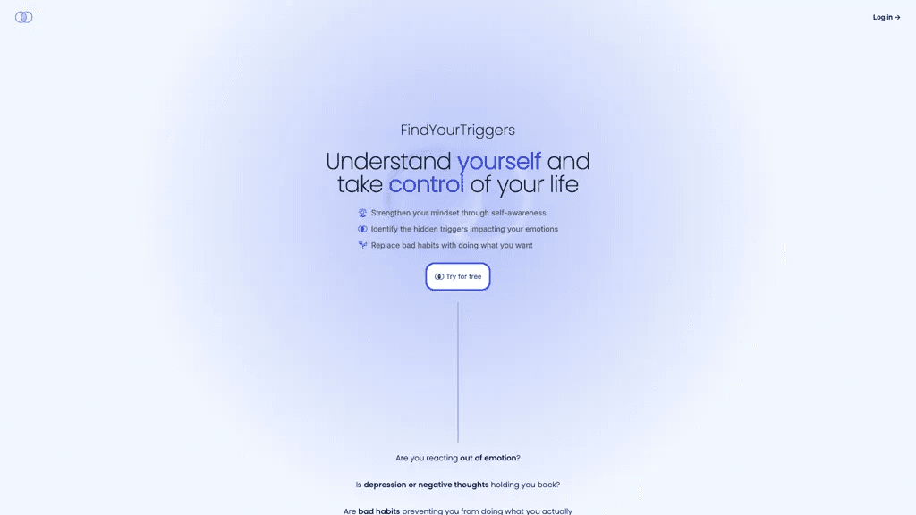 FindYourTriggers 官网截图