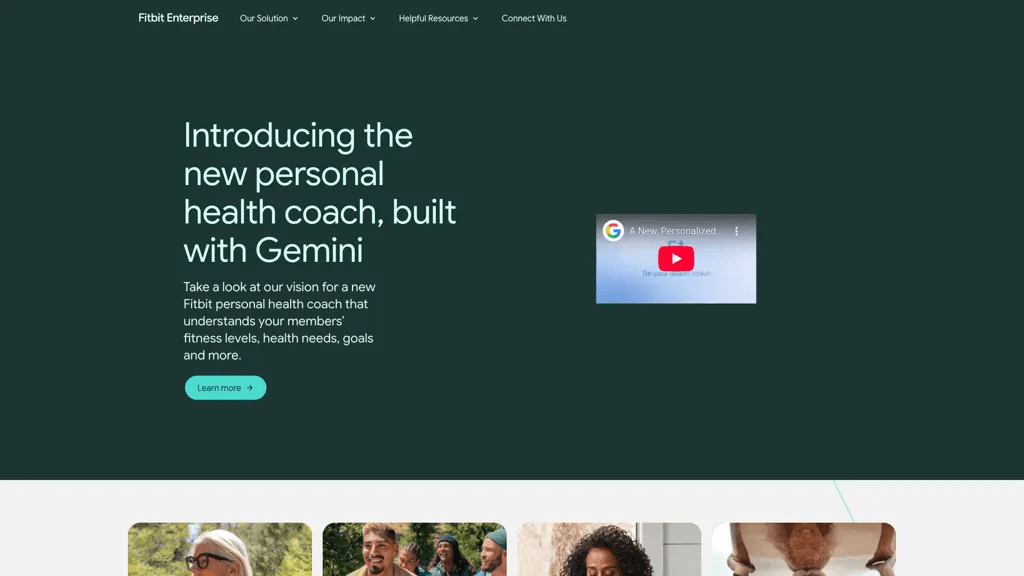 Fitbit.google 官网截图