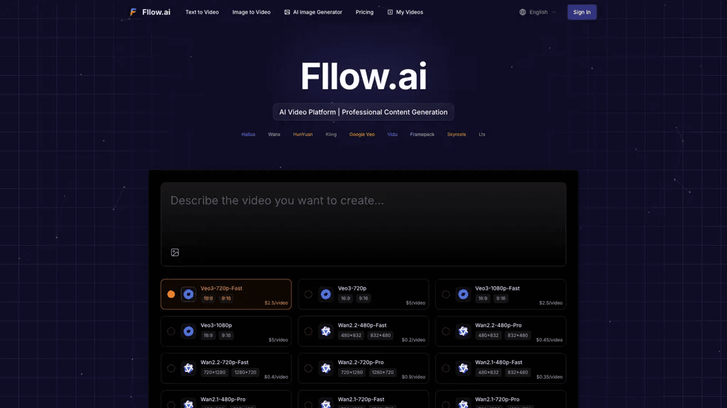 Fllow.ai 官网截图