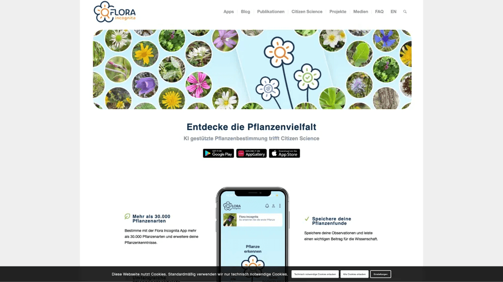 floraincognita.de 工具截图