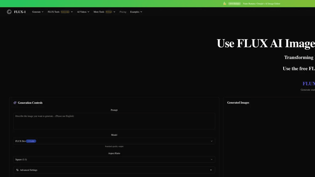 Flux.1 pro 工具截图