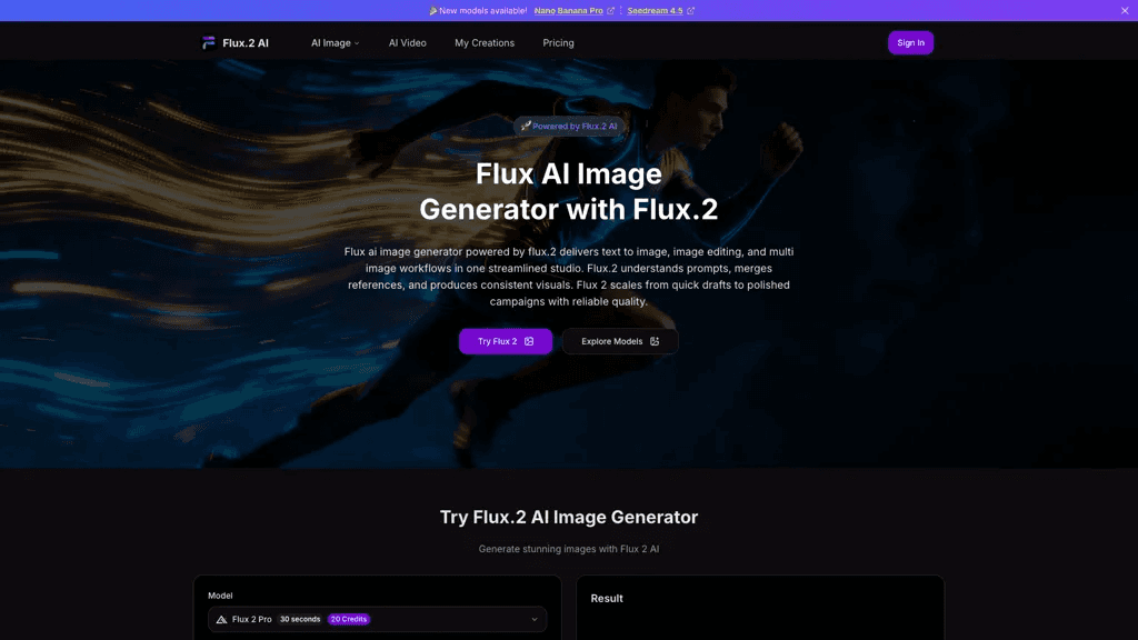 Flux.2 AI 工具截图