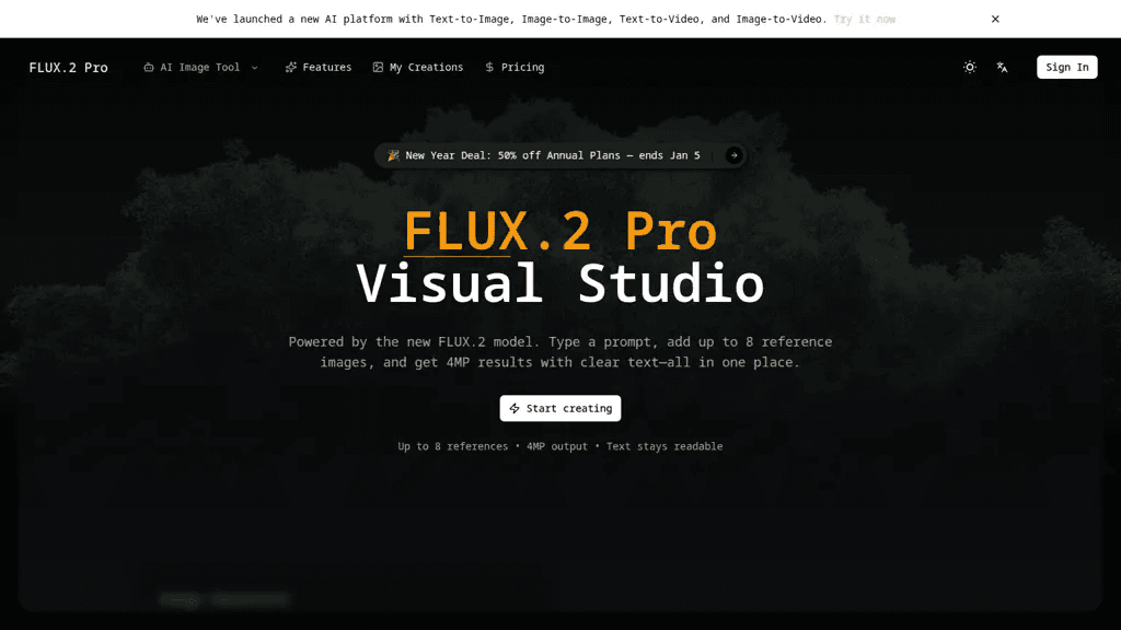 FLUX.2 Pro AI 工具截图