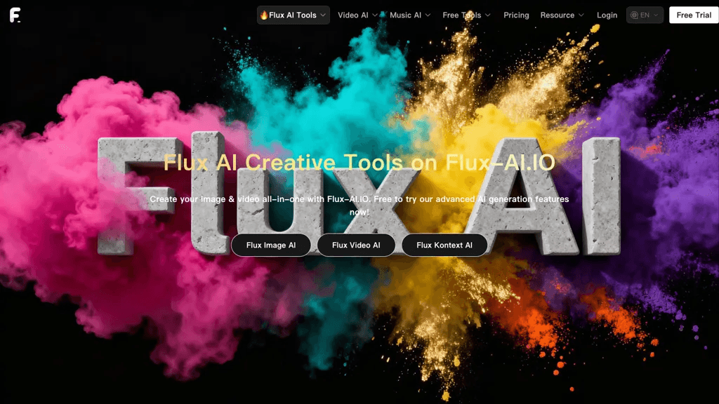 Flux AI AI 工具截图