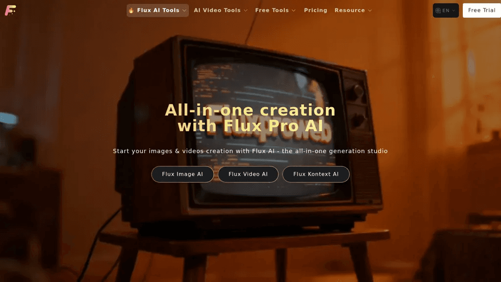 Flux AI Proweb 工具截图