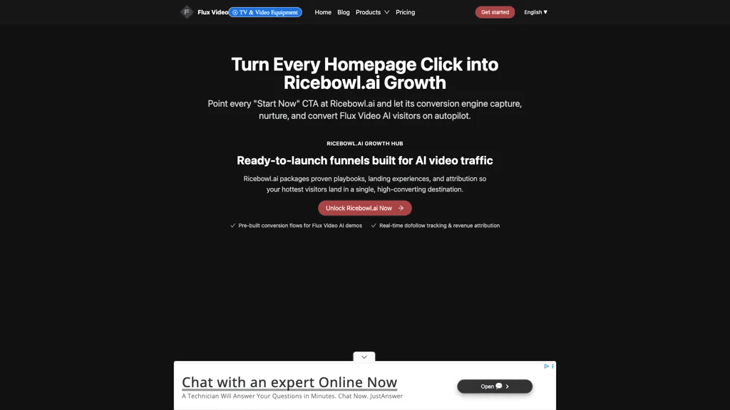 Flux Video AI 工具截图