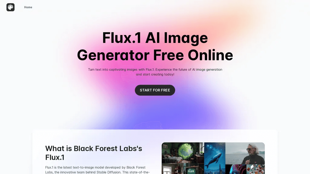 FluxAI.art 官网截图