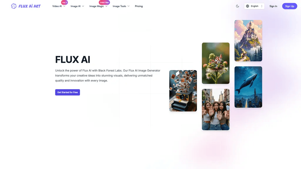 FLUX AI ART 工具截图