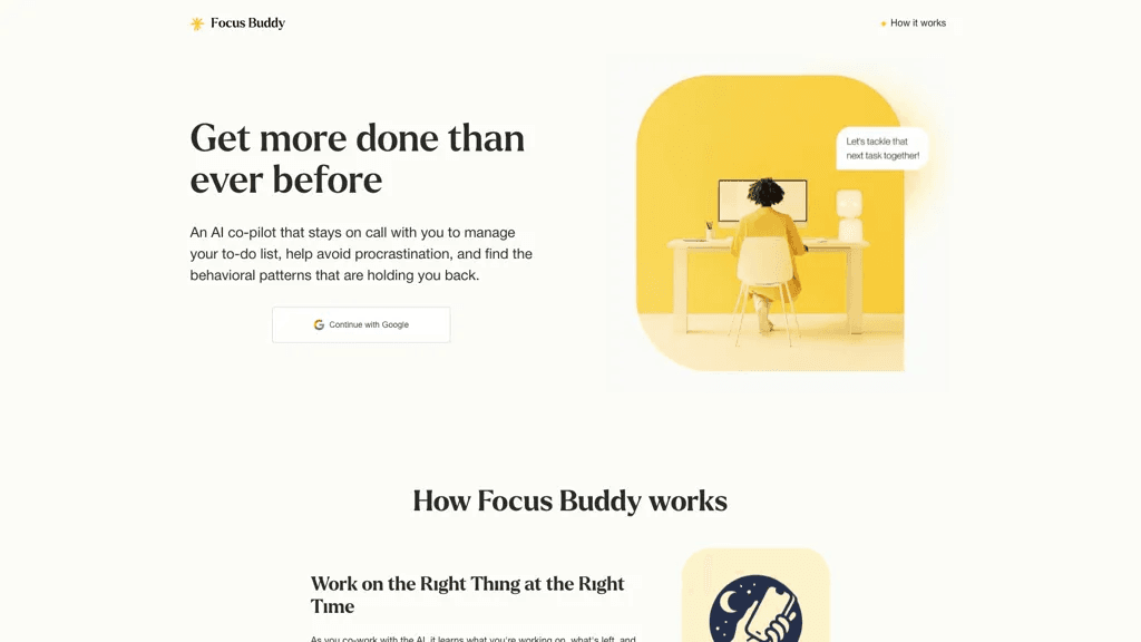 Focus Buddy 官网截图
