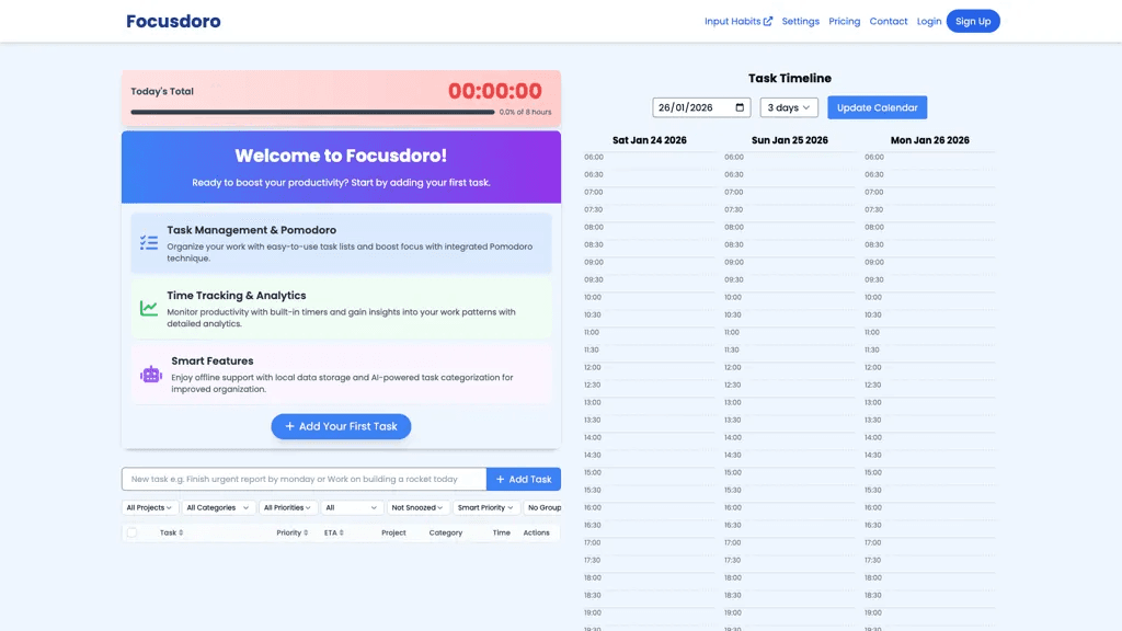 FocusDoro 工具截图