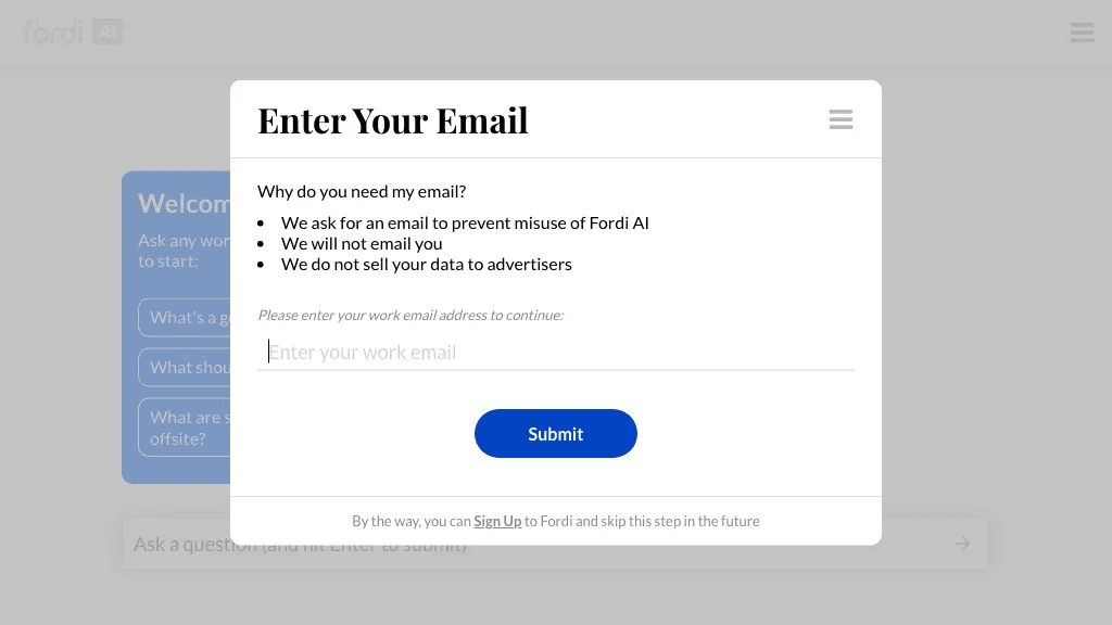Fordi AI 工具截图