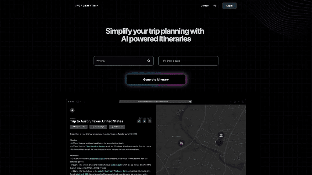 ForgetMyTrip 工具截图