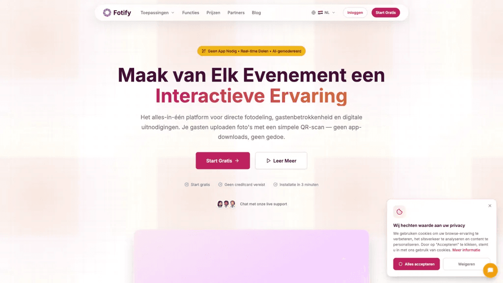 Fotify 官网截图