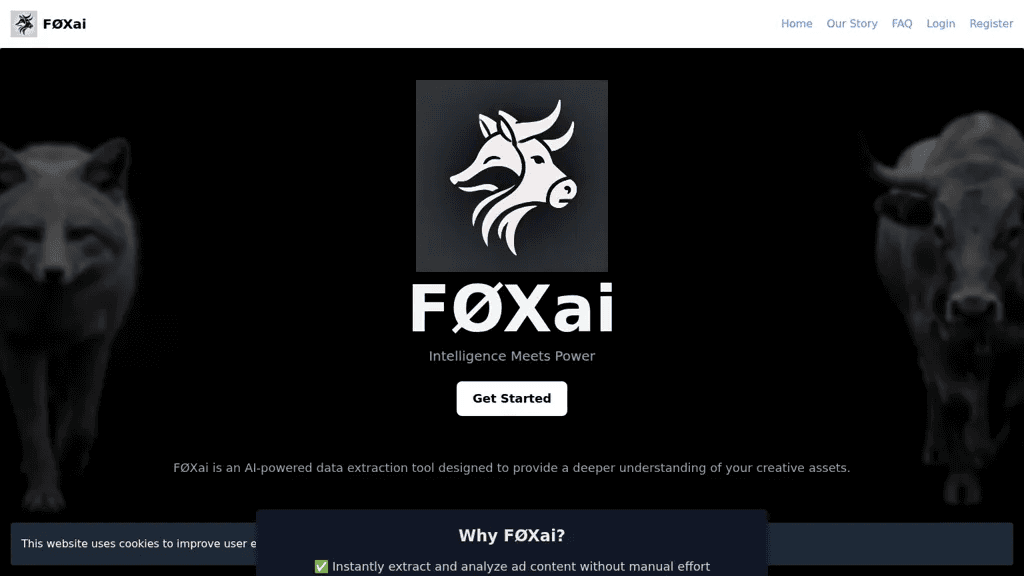 FØXai 官网截图