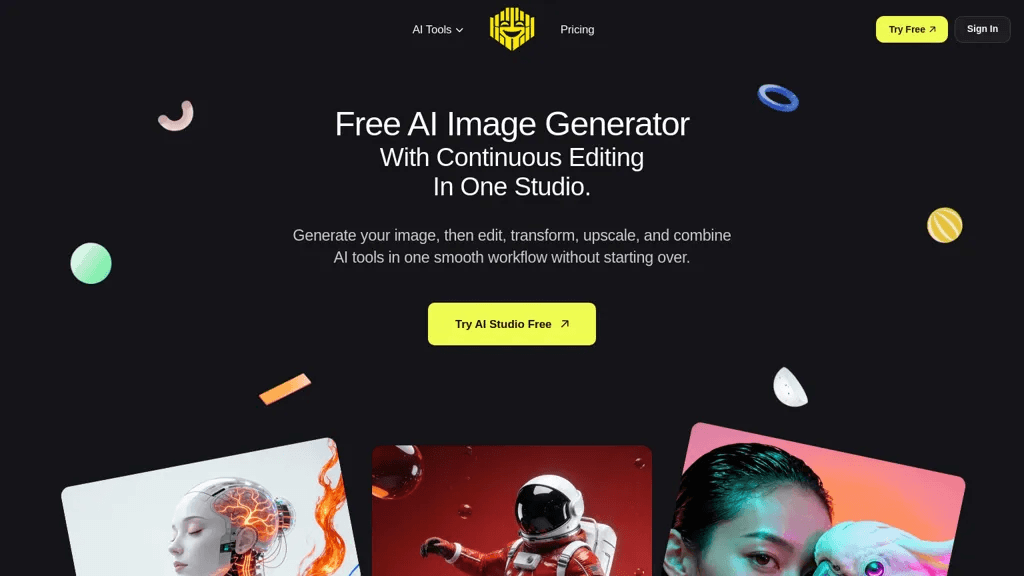 Free-AI-Generator.com 工具截图