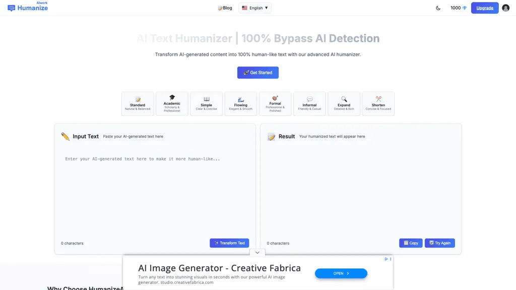 【Free】humanizeaiwork 工具截图