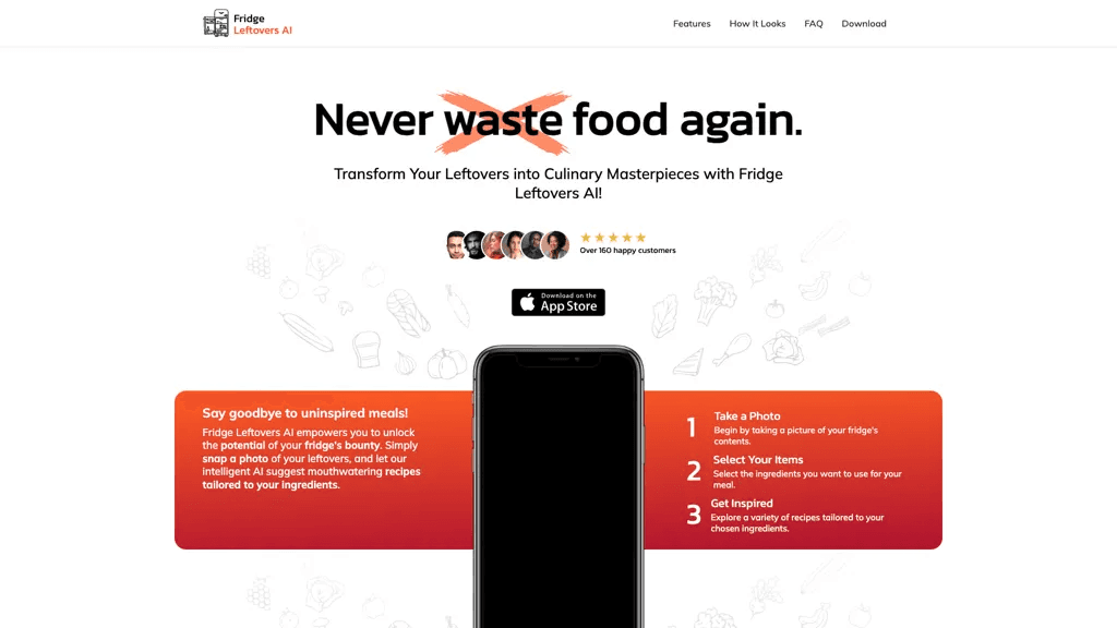 Fridge Leftovers AI 工具截图