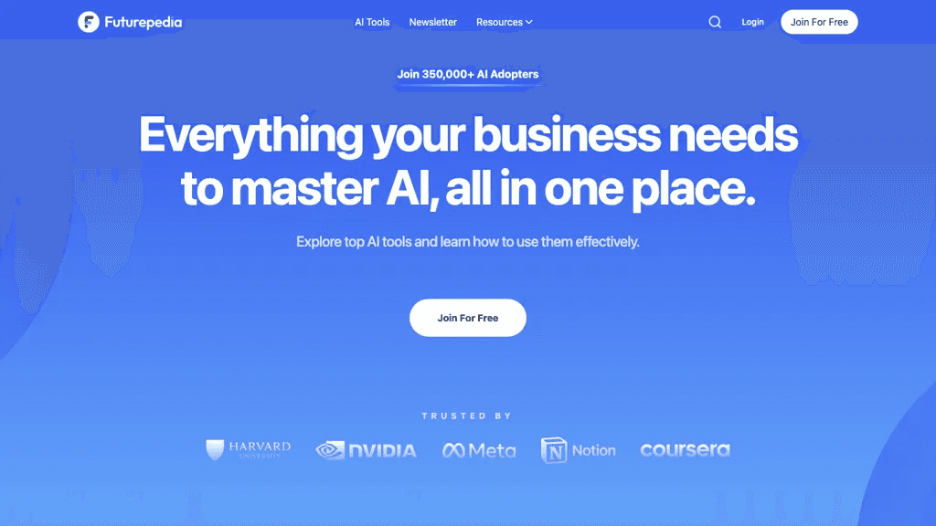 Futurepedia 工具截图