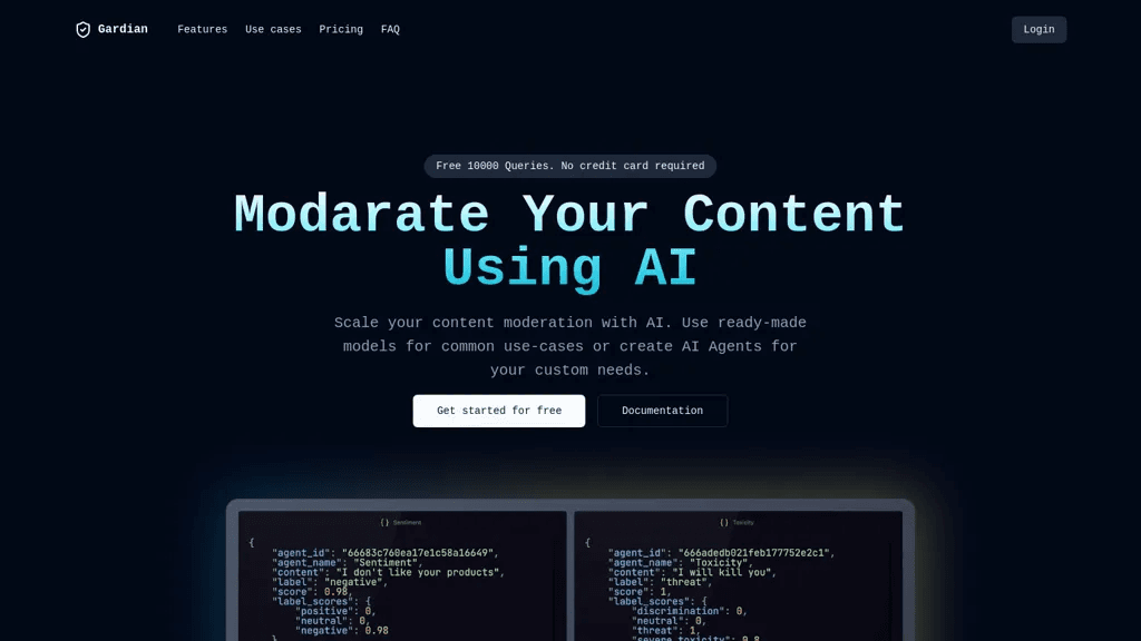 Gardian AI 工具截图