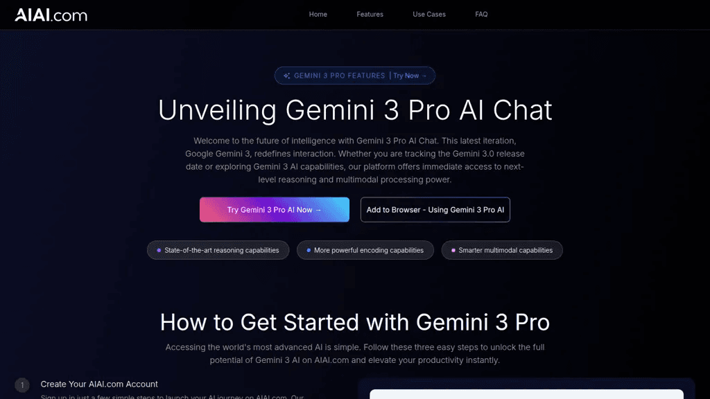 Gemini 3 AI 工具截图