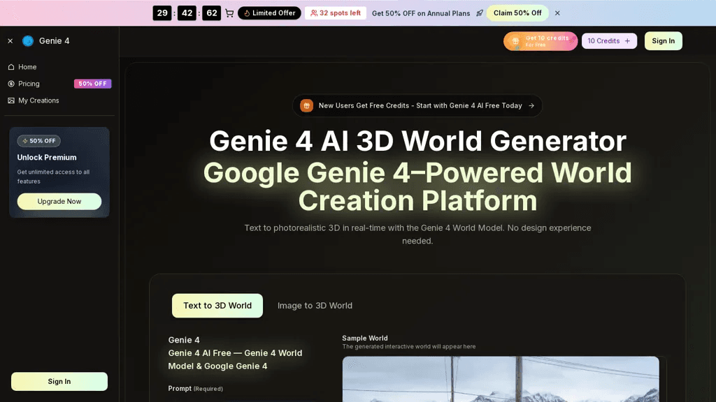 Genie4 AI 工具截图