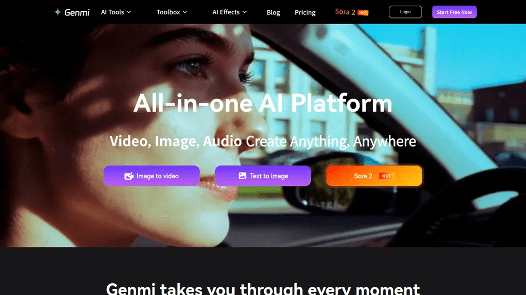 Genmi AI 工具截图