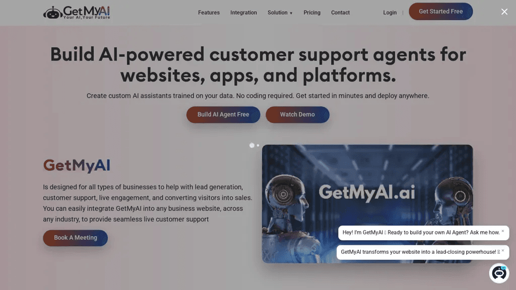GetMyAI 官网截图