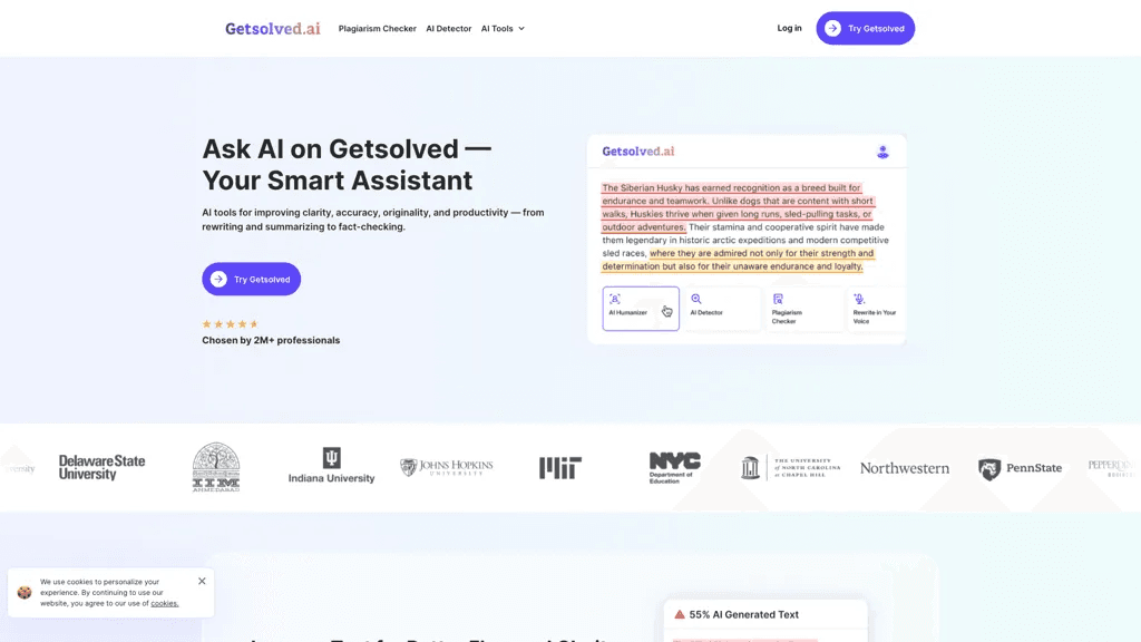 Getsolved.ai 官网截图
