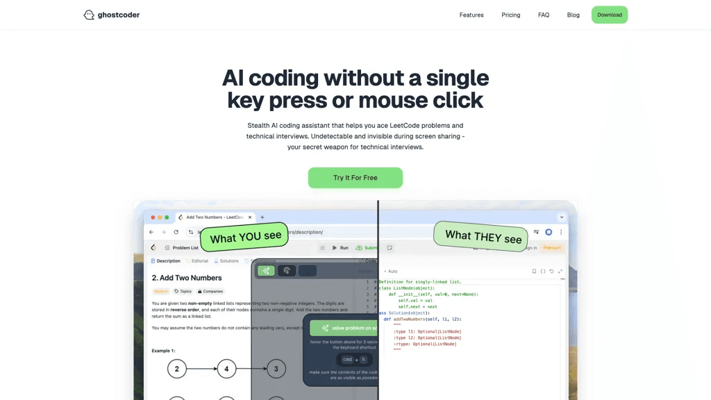 GhostCoder 工具截图