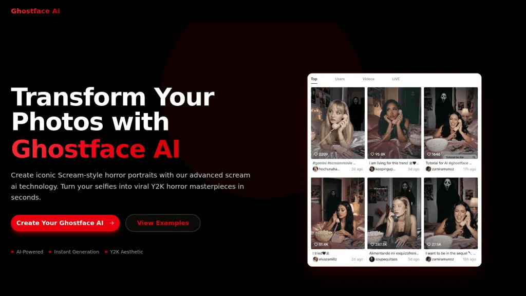 Ghostface-AI.app 官网截图