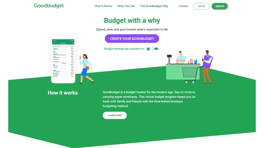 GoodBudget 官网截图