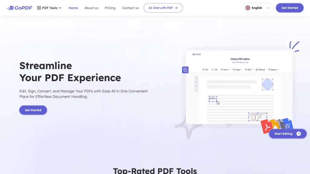 GoPDF 工具截图
