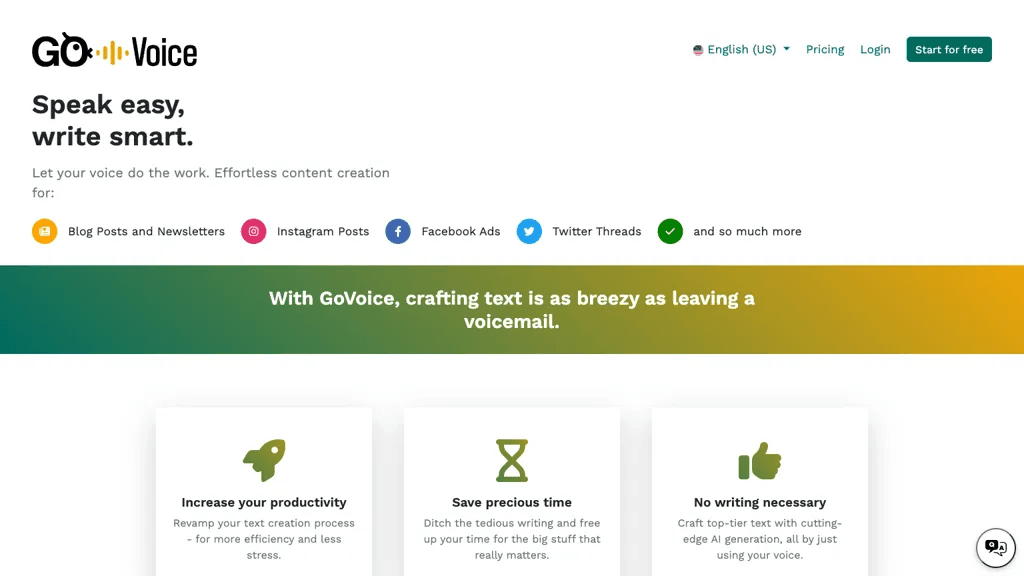 GoVoice 工具截图