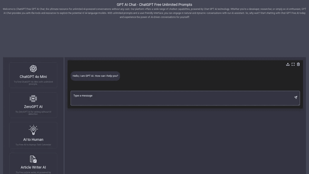 GPT AI Chat 工具截图