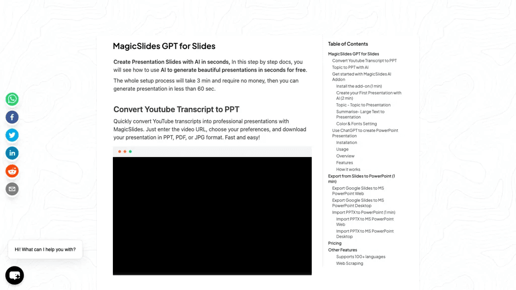 GPT for Slides 官网截图