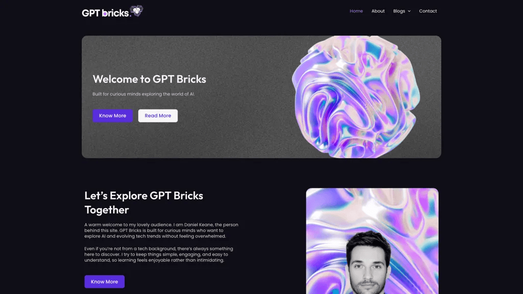GPTBricks 官网截图