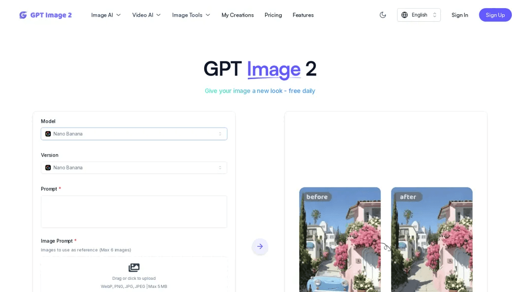gptimage2app.io 工具截图