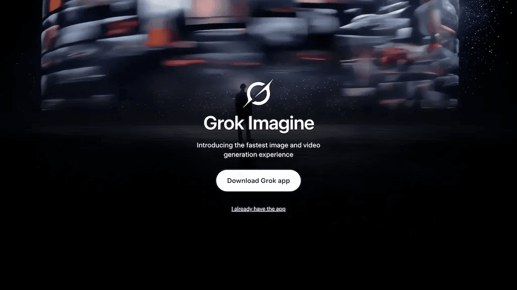 Grok Imagine 2.0 官网截图