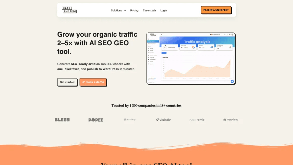 Hack the SEO 官网截图