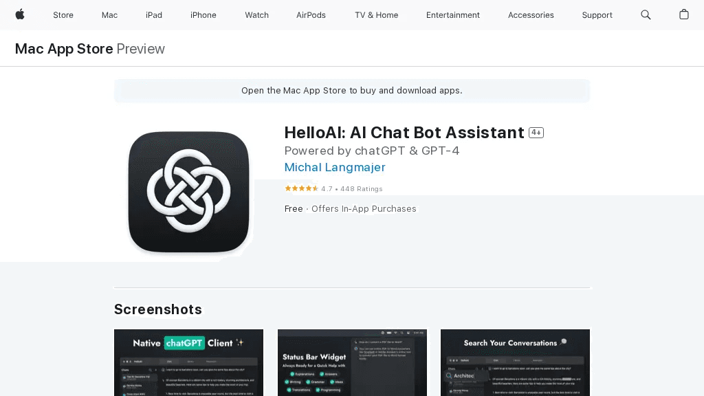 HelloAI 工具截图