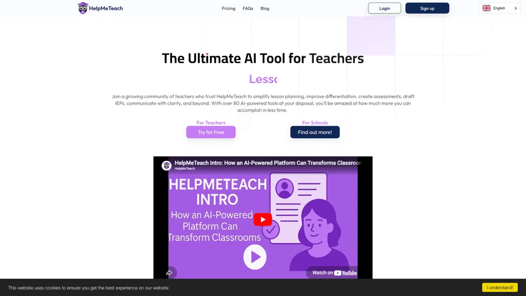 HelpMeTeach.AI 工具截图
