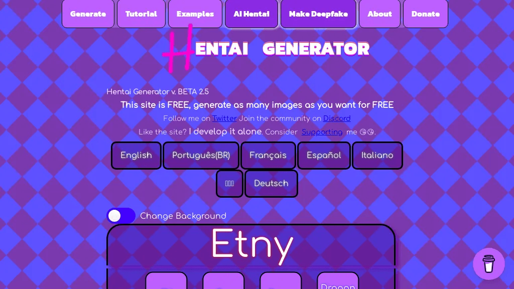 Hentai Generator 工具截图